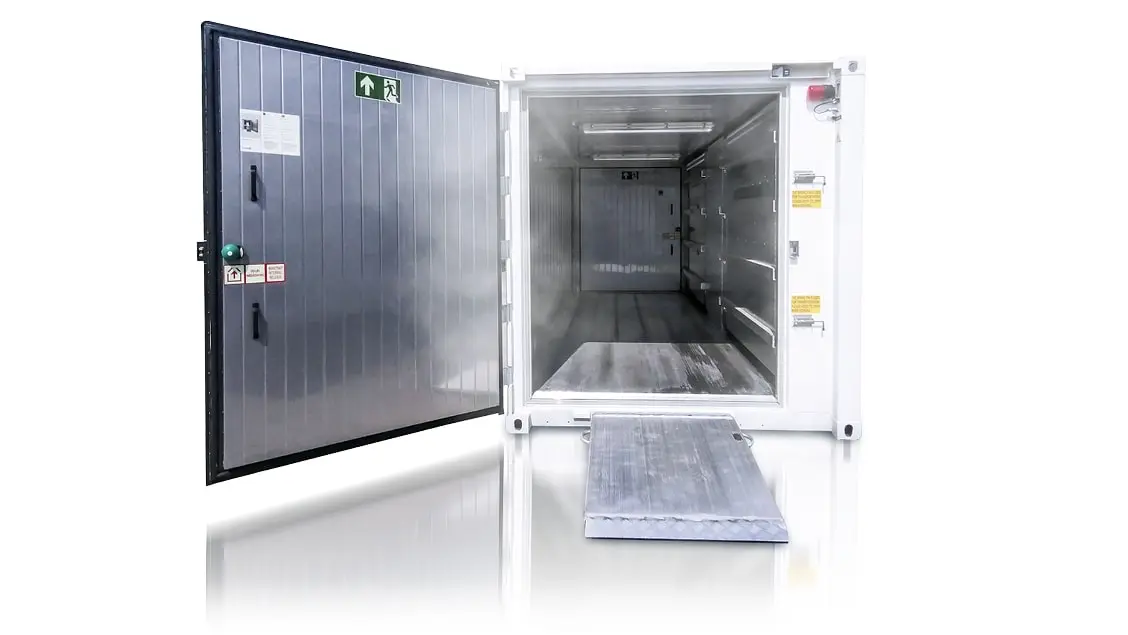 ArcticBlast – Kühllagerung.
         Tiefkühlcontainer.