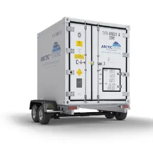 Arctic MiniStore: mobiler 8-Fuß-Tiefkühlcontainer