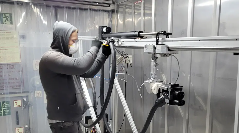 Rocsys testet Batterieladetechnik bei Hitze