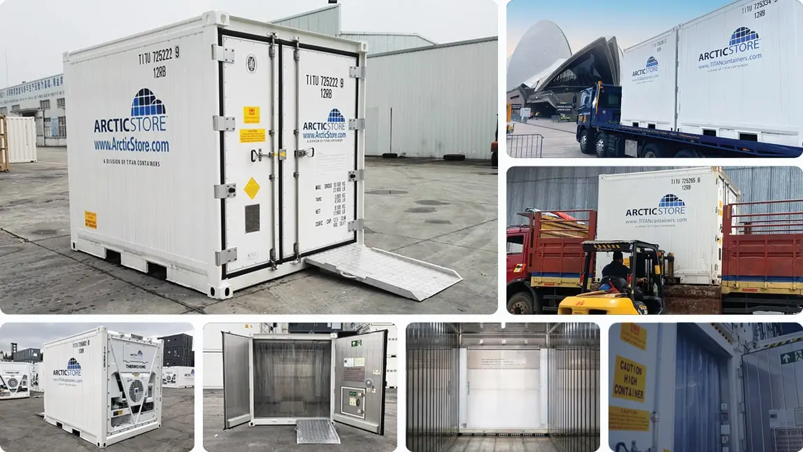 10ft ArcticStore Entreposage frigorifique en conteneurs réfrigérés à louer