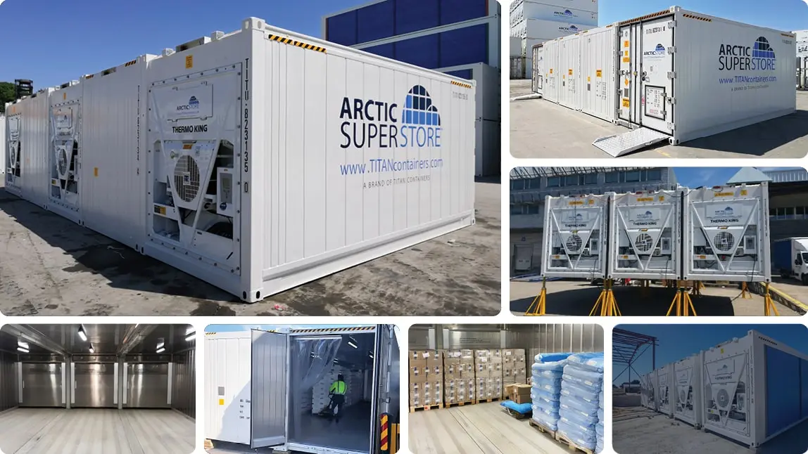 20ft Arctic SuperStore Conteneurs réfrigérés modulaires à louer