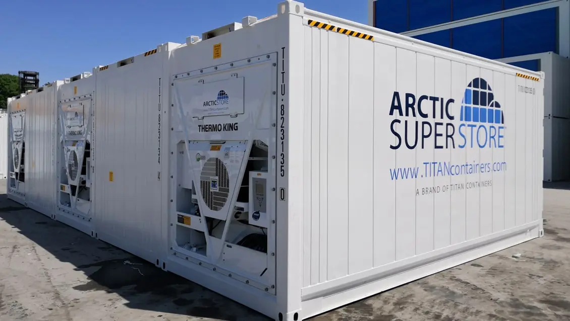20ft Arctic SuperStore Conteneurs réfrigérés modulaires à louer