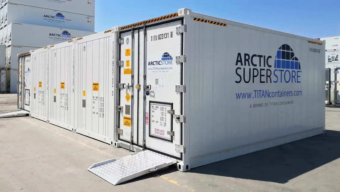 20ft Arctic SuperStore Conteneurs réfrigérés modulaires à louer