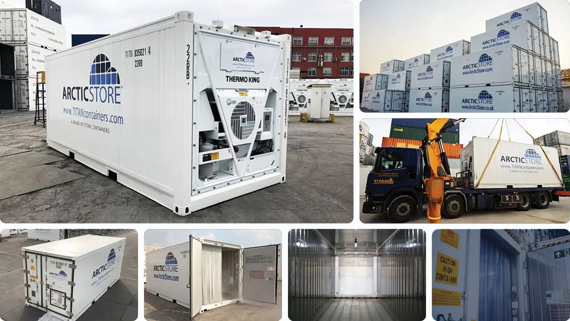 20ft ArcticStore Solutions de stockage frigorifique Conteneurs frigorifiques de location