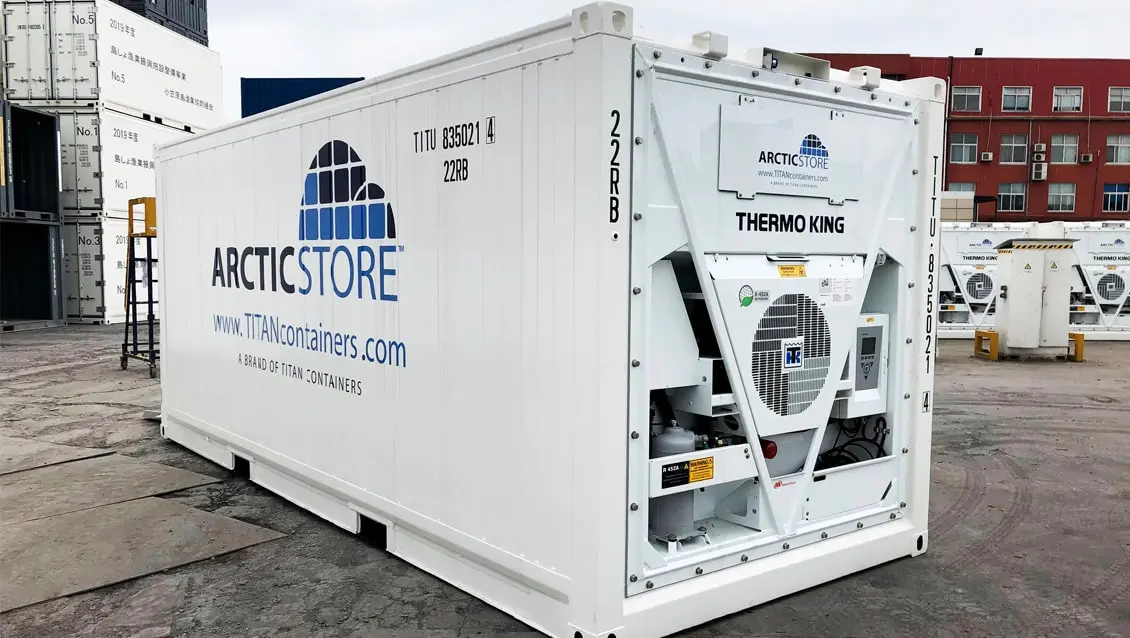 20ft ArcticStore Solutions de stockage frigorifique Conteneurs frigorifiques de location