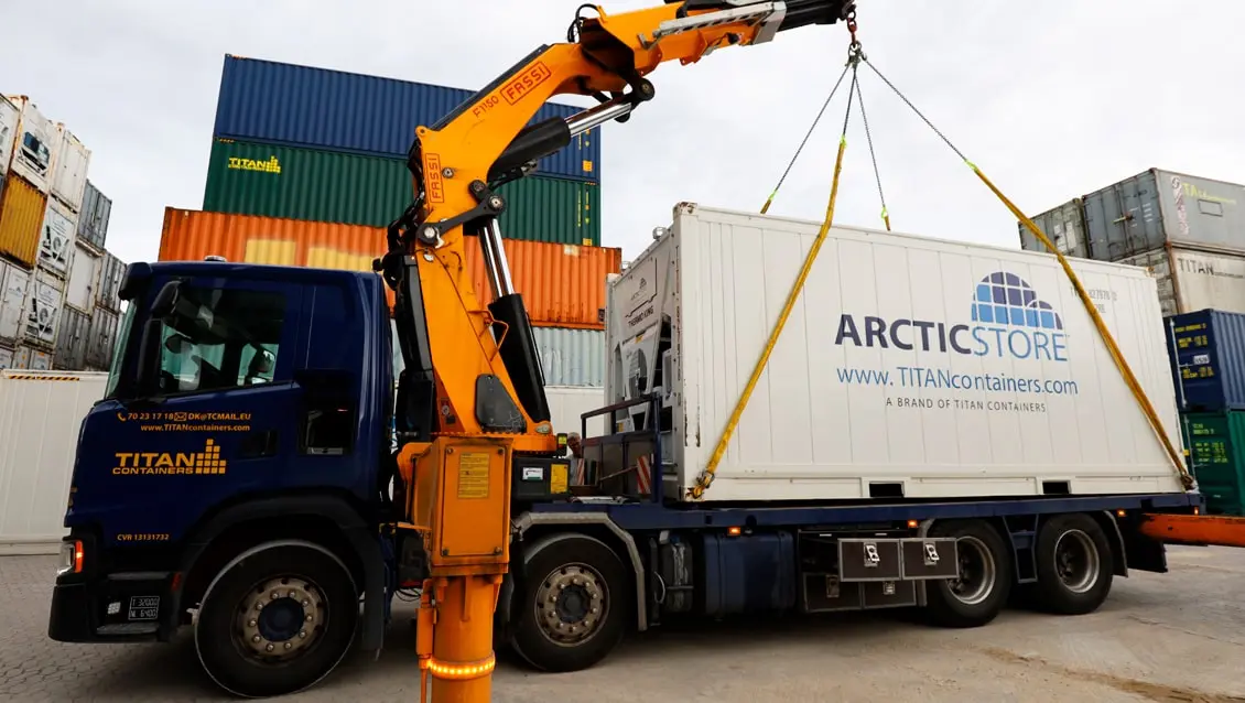 20ft ArcticStore Solutions de stockage frigorifique Conteneurs frigorifiques de location