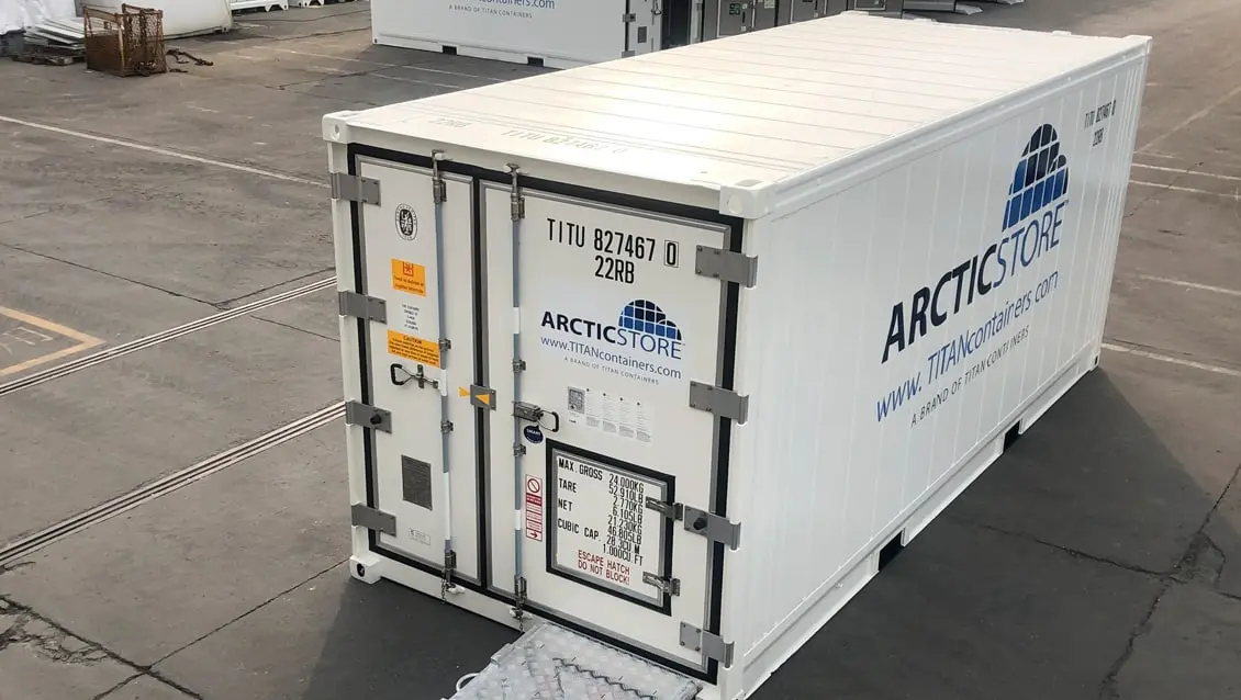 20ft ArcticStore Solutions de stockage frigorifique Conteneurs frigorifiques de location