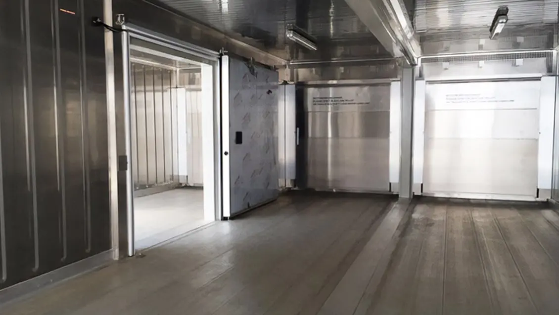 40ft Arctic SuperStore Conteneurs réfrigérés modulaires Solution de stockage frigorifique