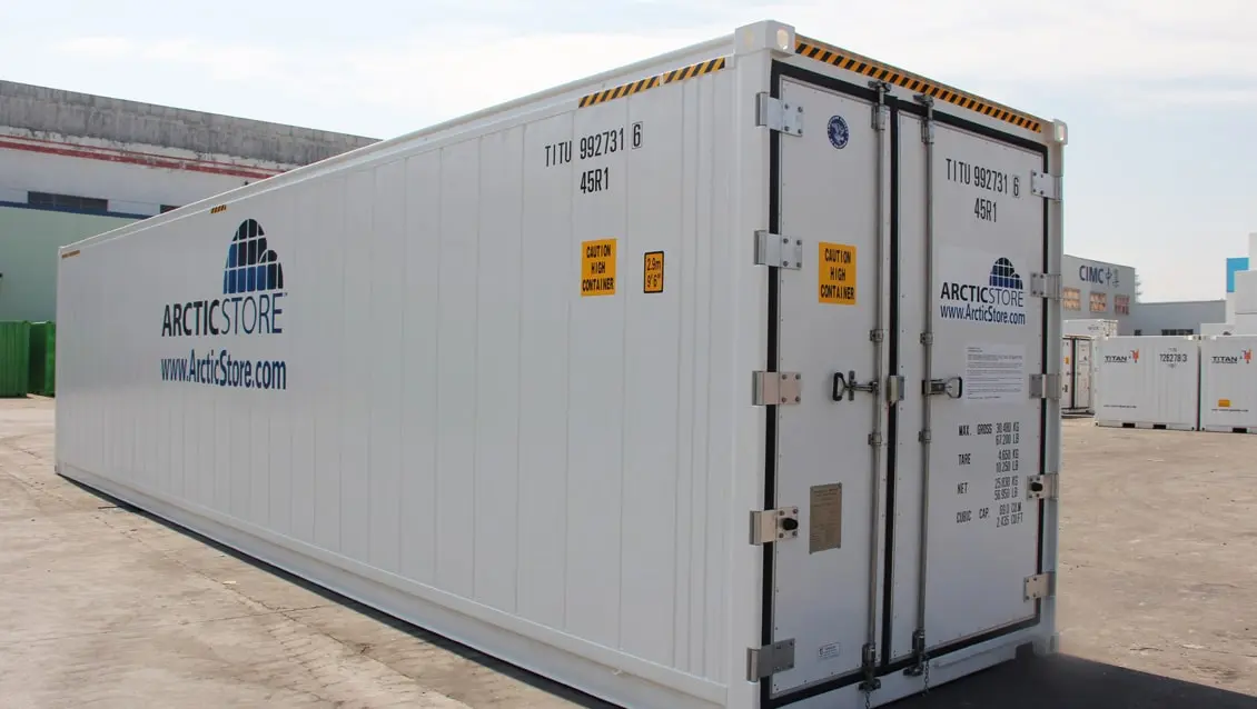 40ft ArcticStore Conteneurs à louer Stockage frigorifique imbattable