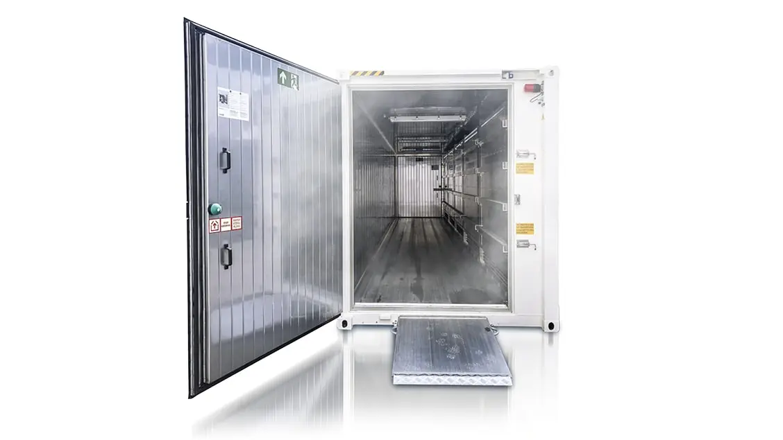 ArcticBlast – Stockage frigorifique.
         Location de conteneur frigorifique.