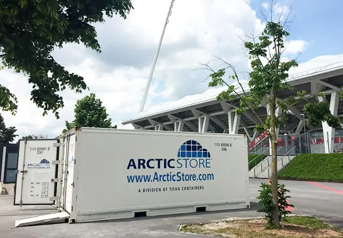 Stockage frigorifique ArcticStore - Location de conteneurs frigorifiques de 20 pieds