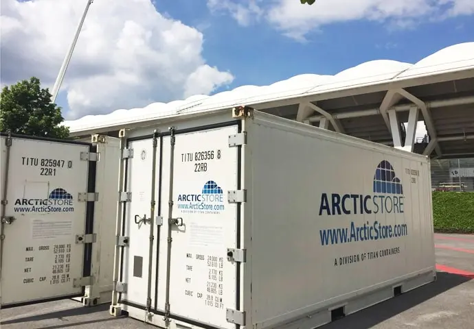 Stockage frigorifique ArcticStore - Location de conteneurs frigorifiques de 20 pieds