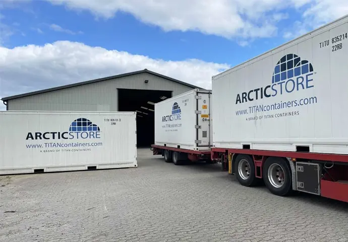Stockage frigorifique ArcticStore - Location de conteneurs frigorifiques de 20 pieds