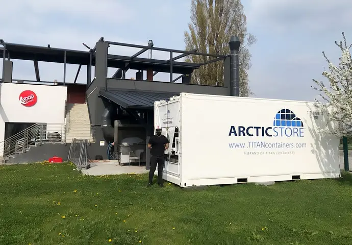 Stockage frigorifique ArcticStore - Location de conteneurs frigorifiques de 20 pieds
