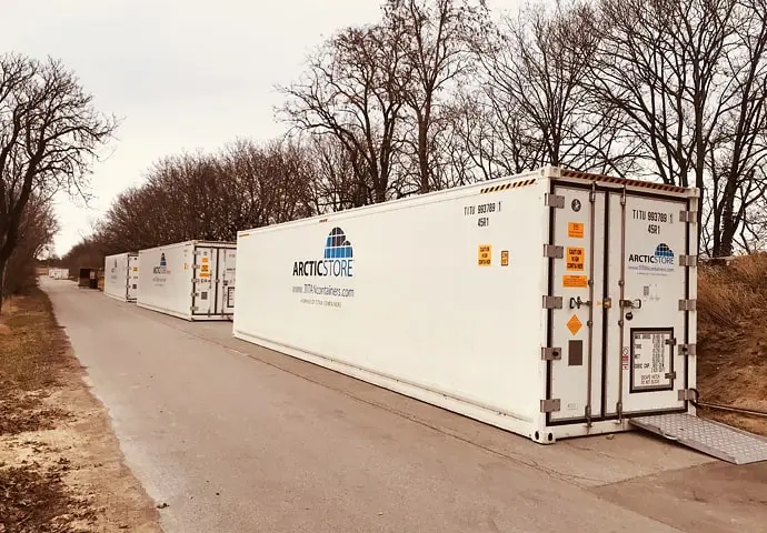 Stockage frigorifique ArcticStore - Location de conteneurs frigorifiques de 40 pieds