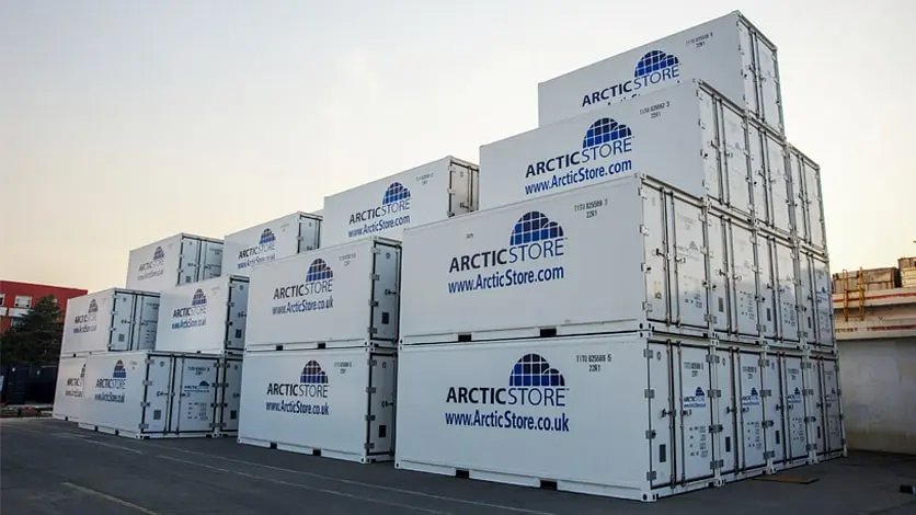 Solutions de stockage frigorifique ArcticStore - Location de conteneurs frigorifiques de 20 pieds