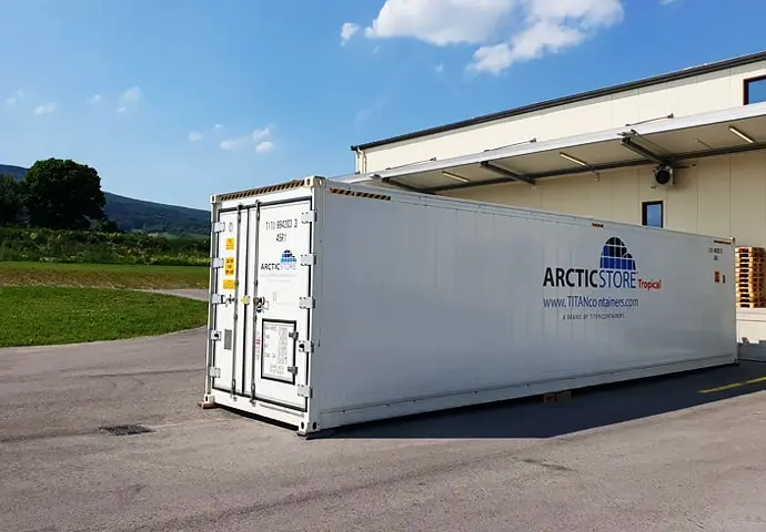 Stockage frigorifique ArcticStore Tropical - Location de conteneurs frigorifiques de 40 pieds