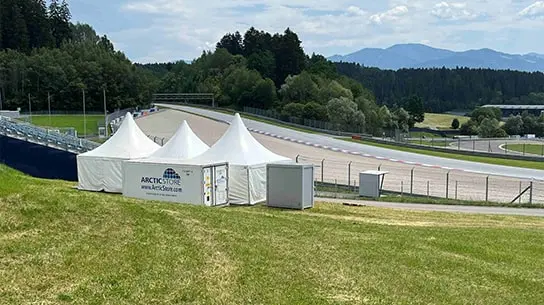 Stockage frigorifique au Grand Prix automobile d’Autriche – Conteneurs frigorifiques