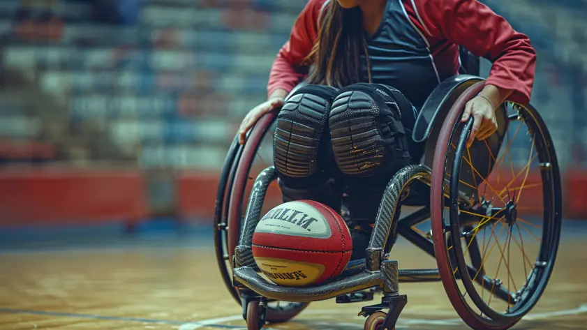 joueuse de rugby paralympique