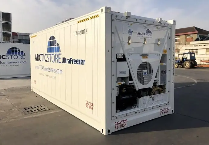 Arctic Ultrafreezer Stockage frigorifique - Location de conteneurs de congélation à ultra basse température