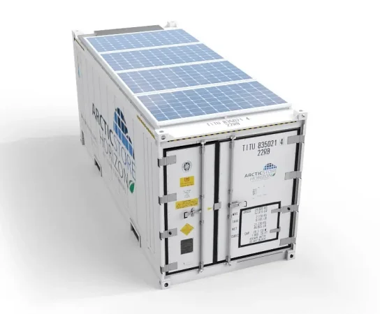 ArcticStore-Horizon_Container_Solar-Panels_20ft_Top-Angled